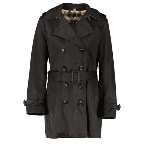 burberry sandringham short black|authentic burberry trench coats.